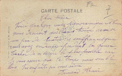 Cartolina Tours Vedutine