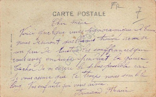 Cartolina Tours Vedutine
