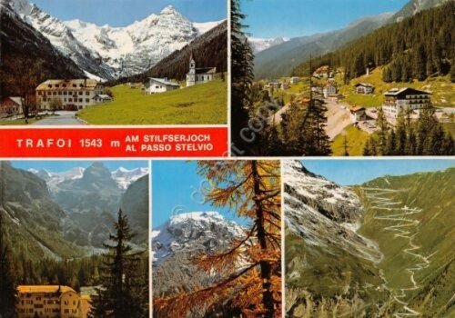 Cartolina Trafoi al Passo Stelvio vedute 1988 (Sondrio) | Immagine principale
