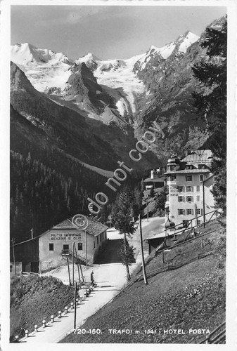 Cartolina Trafoi Hotel Posta 1950