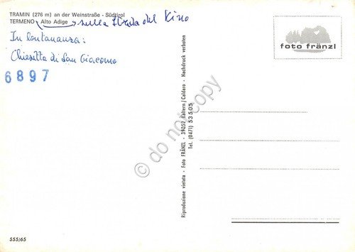 Cartolina Tramin Panorama (Bolzano)