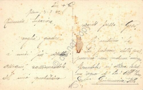 Cartolina Tramonto con barca a vela 1912 illustrata | Immagine Gallery 2