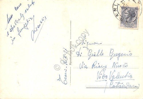 Cartolina Trani Piazza Vittori Emanuele 1957 | Immagine Gallery 2