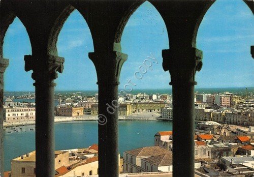 Cartolina Trani Porto dal campanile della Cattedrale 1971 (Bari) | Immagine principale