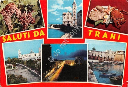 Cartolina Trani vedutine (Altre tematiche)