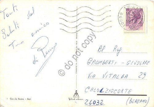 Cartolina Trani vedutine (Altre tematiche)