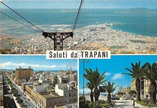 Cartolina Trapani Saluti da Vedutine (Altre tematiche) | Immagine principale
