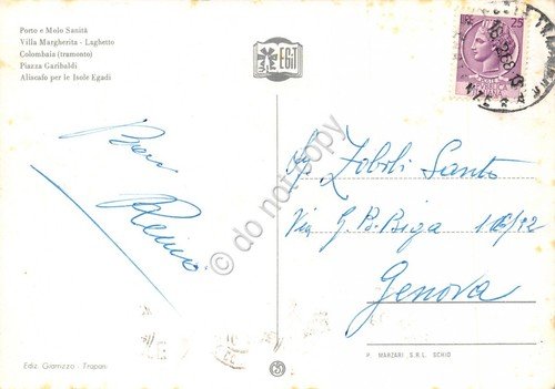Cartolina Trapani vedute 1968 | Immagine Gallery 2