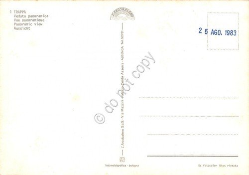 Cartolina Trappa Garessio Panorama