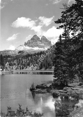 Cartolina Tre cime di Lavaredo Lago di Misurina 1964 Foto …