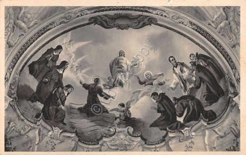 Cartolina Tregasio di Triuggio Casa esercizi Villa S. Cuore Affresco … | Immagine principale