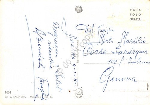 Cartolina Tremezzo Lago di Garda Ristorante Azalea panorama lungolago 1961