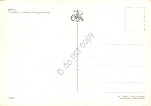 Cartolina Trento casa Rella animata tabaccaio | Immagine Gallery 2