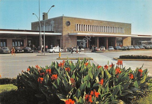 Cartolina Treviso Stazione Ferroviaria anni '70