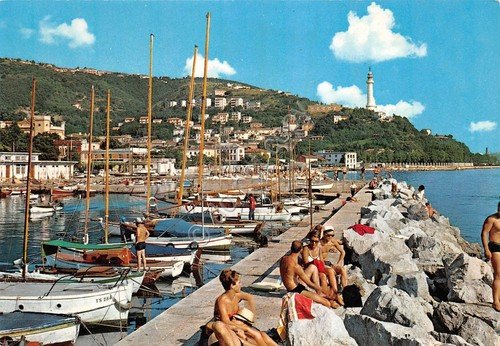 Cartolina Trieste Barcola animata