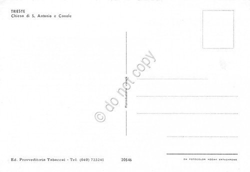 Cartolina Trieste canale notturno barche | Immagine Gallery 2