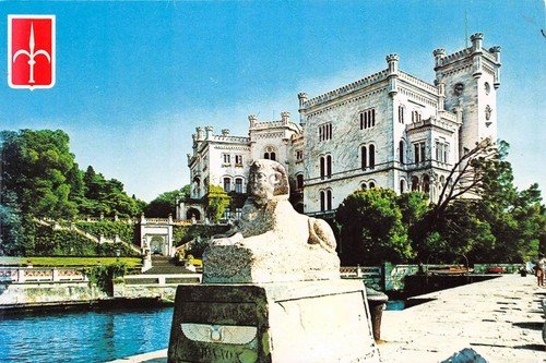 Cartolina Trieste Castello di Miramare | Immagine principale