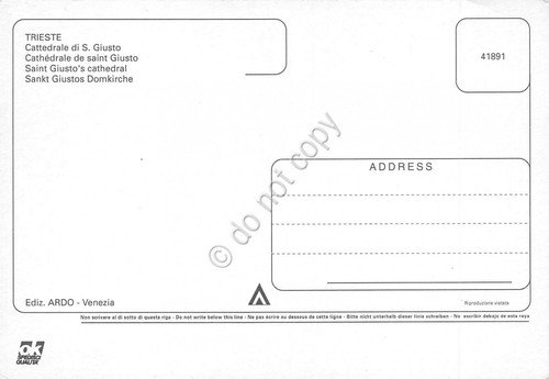 Cartolina Trieste Cattedrale San Giusto | Immagine Gallery 2