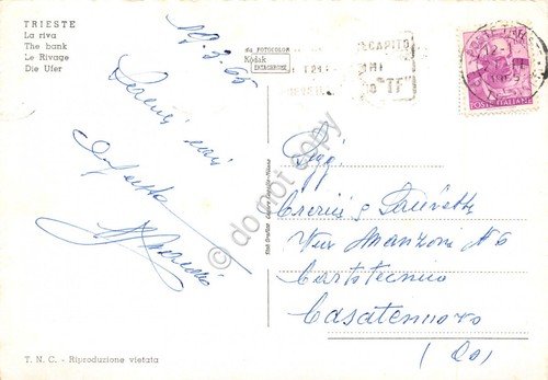 Cartolina Trieste la Riva 1965 | Immagine Gallery 2