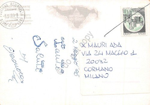 Cartolina Trieste Opicina Grotta Gigante | Immagine Gallery 2