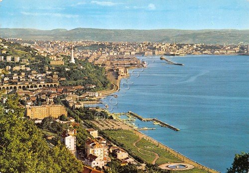 Cartolina Trieste Panorama 1965