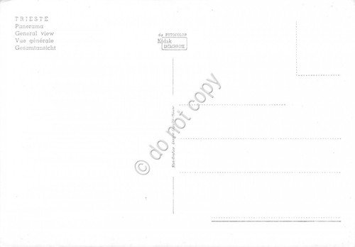 Cartolina Trieste Panorama da terrazza | Immagine Gallery 2