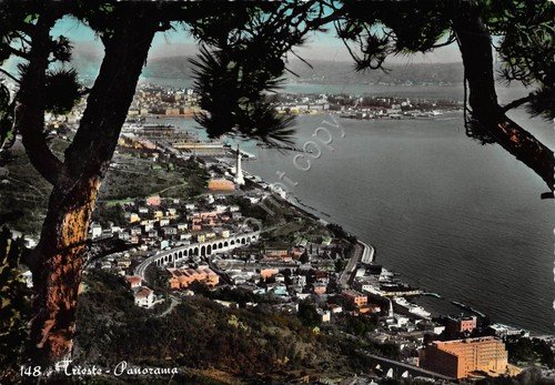 Cartolina Trieste Panorama dall'alto | Immagine principale