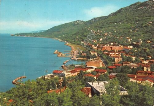 Cartolina Trieste panorama e riviera di Barcola anni '60