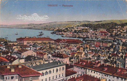Cartolina Trieste Panorama illustrata | Immagine principale