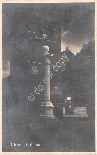 Cartolina Trieste San Giusto 1923