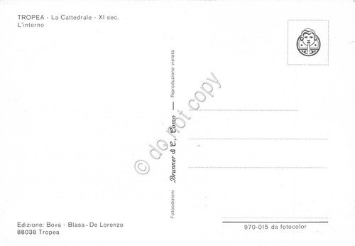 Cartolina Tropea Cattedrale Interno (Vibo Valentia) | Immagine Gallery 2