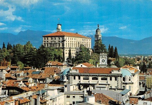 Cartolina Udine Castello Timbro 15 Gran Fondo del Friuli Campione …