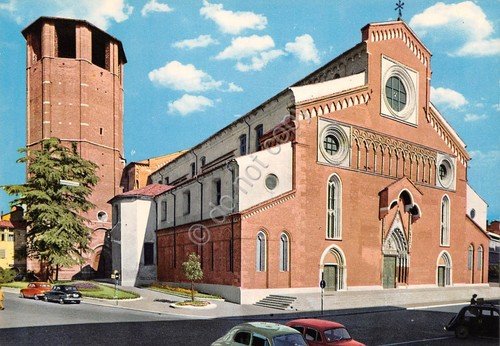 Cartolina Udine Duomo auto d'epoca anni '70 | Immagine principale