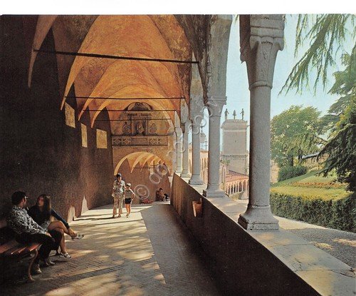 Cartolina Udine Porticato e salita al castello animata anni '70 | Immagine principale