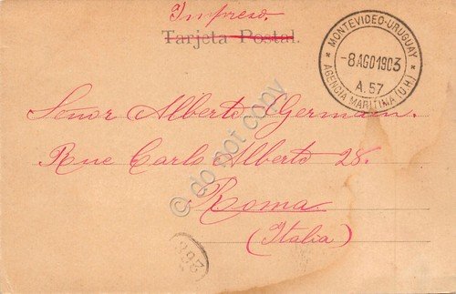 Cartolina Uruguay Escenas campestres 1903 | Immagine Gallery 2