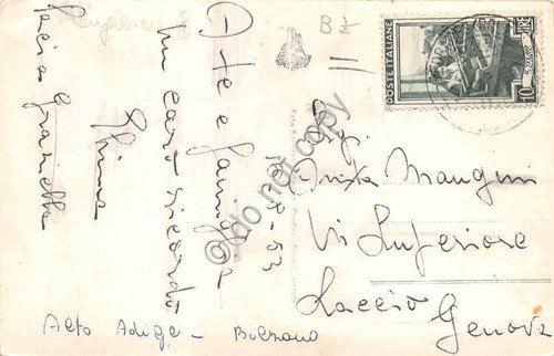 Cartolina Val Badia Lago di Sompunt 1953 (Bolzano) | Immagine Gallery 2