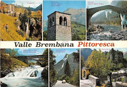 Cartolina Val Brembana - Vedutine - anni '70 (Bergamo) | Immagine principale