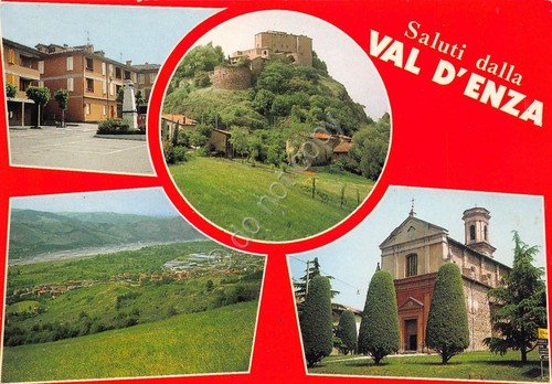 Cartolina Val d' Enza 4 vedute | Immagine principale