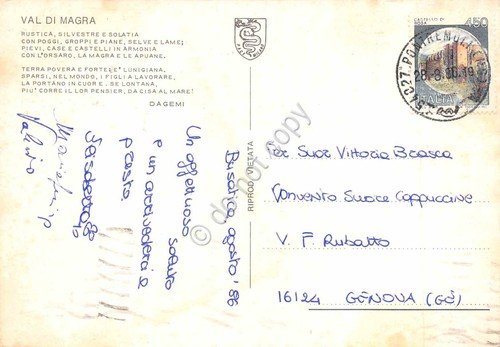 Cartolina Val di Magra vedute varie Aulla Mulazzo Passo Cisa …