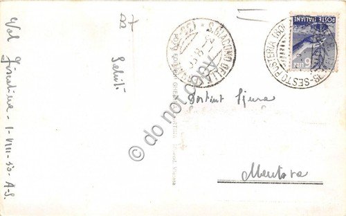Cartolina Val Fiscalina Albergo Dolomiti Cima Undici e Dodici 1950 …