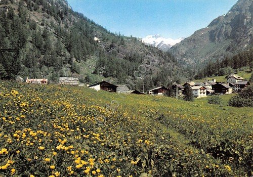 Cartolina Val Formazza Frazione Canza 1971