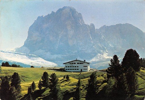 Cartolina Val Gardena Capanna Col Reiser (Bolzano)