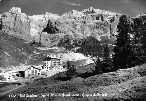Cartolina Val Gardena Grodnertal Hotel Plan de Gralba 1960 Foto … | Immagine principale
