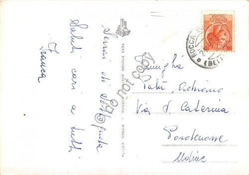 Cartolina Val Pettorina Serrai di Sottoguida 1957 Foto Ghedina (Belluno) | Immagine Gallery 2