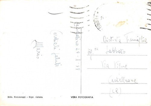 Cartolina Valbrona Panorama 1959