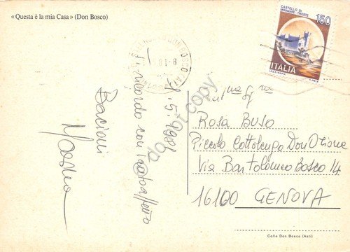 Cartolina Valdocco Don Bosco la sua casa 1981 | Immagine Gallery 2