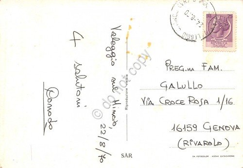 Cartolina Valeggio sul Mincio vedute 1970 ed SAR