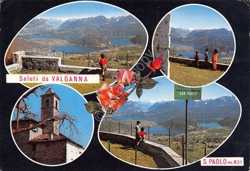Cartolina Valganna vedute 1968 (Varese) | Immagine principale