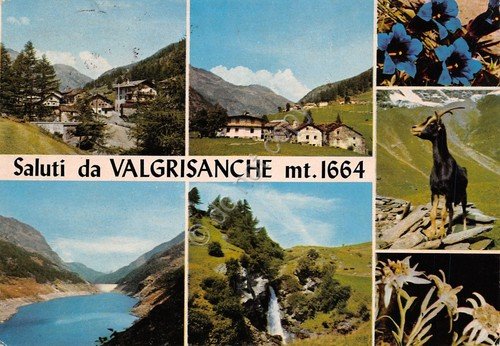 Cartolina Valgrisanche vedute 1980 (Aosta) | Immagine principale