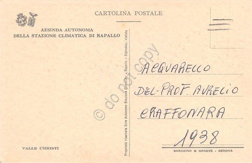 Cartolina Valle Christi Acquarello Prof Craffonara 1938 | Immagine Gallery 2